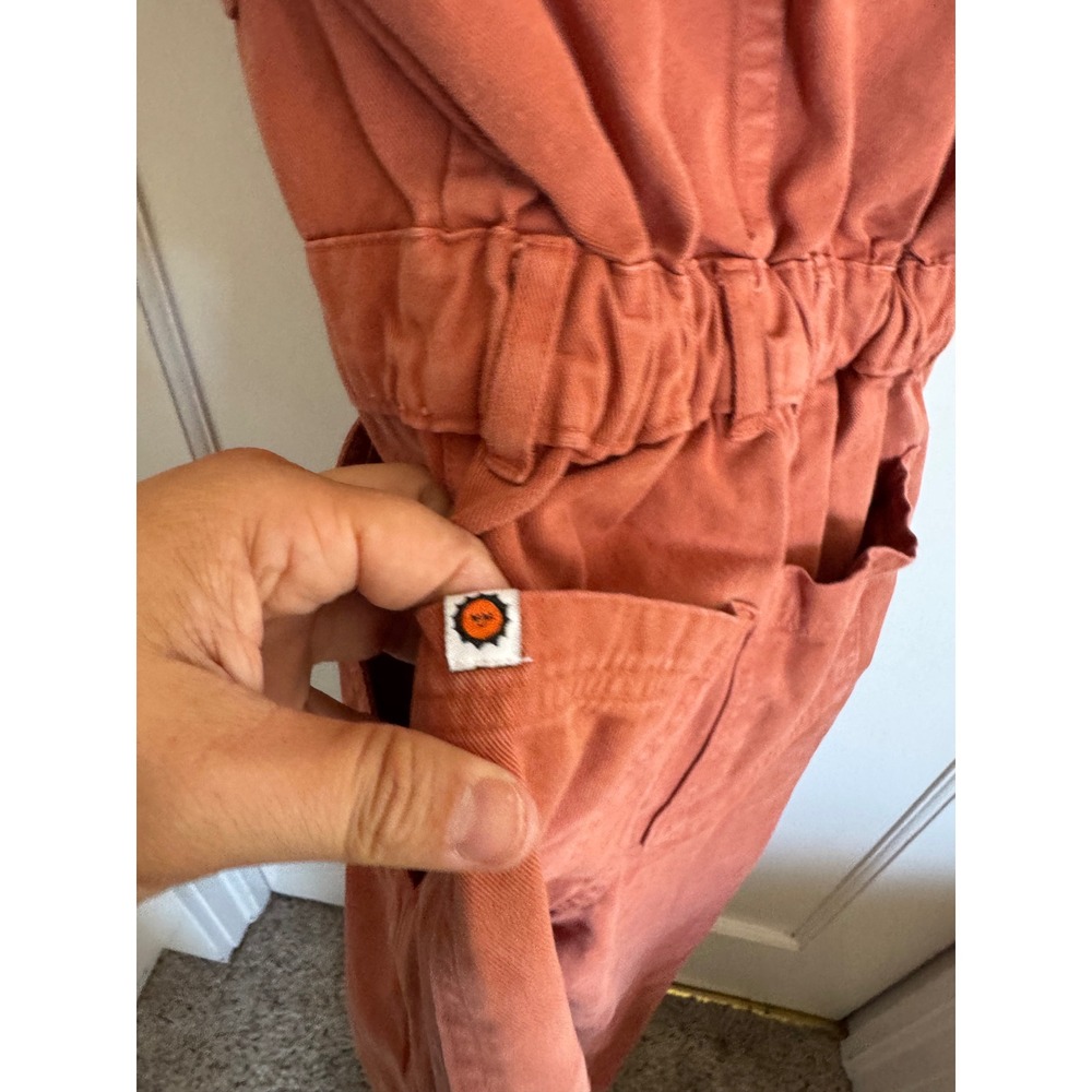 Big Bud Press burnt terracotta short sleeve jumpsuit size xs - Picture 6 of 7
